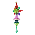 Radiant Solstice | Hand-Painted Glass Ornament | Blubom 2026-102