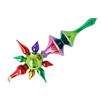 Radiant Solstice | Hand-Painted Glass Ornament | Blubom 2026-102