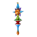 Chromatic Zenith | Hand-Painted Glass Ornament | Blubom 2026-103