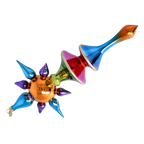 Chromatic Zenith | Hand-Painted Glass Ornament | Blubom 2026-103