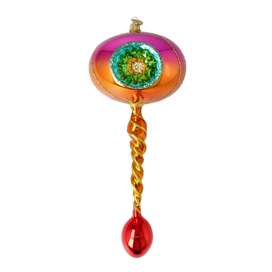 Radiant Twist Glass Christmas ornament free blowing PRE-ORDER 2026-104