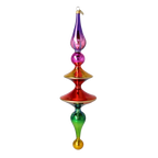 Gilded Horizon Resonance | Hand-Painted Glass Ornament | Blubom 2026-107