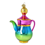 Sovereign Oasis Ritual | Hand-Painted Glass Ornament | Blubom 2026-109