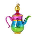 Sovereign Oasis Ritual | Hand-Painted Glass Ornament | Blubom 2026-109