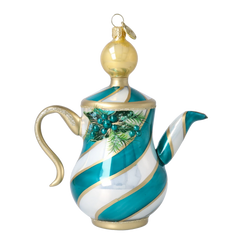 Teal Swirl Teapot