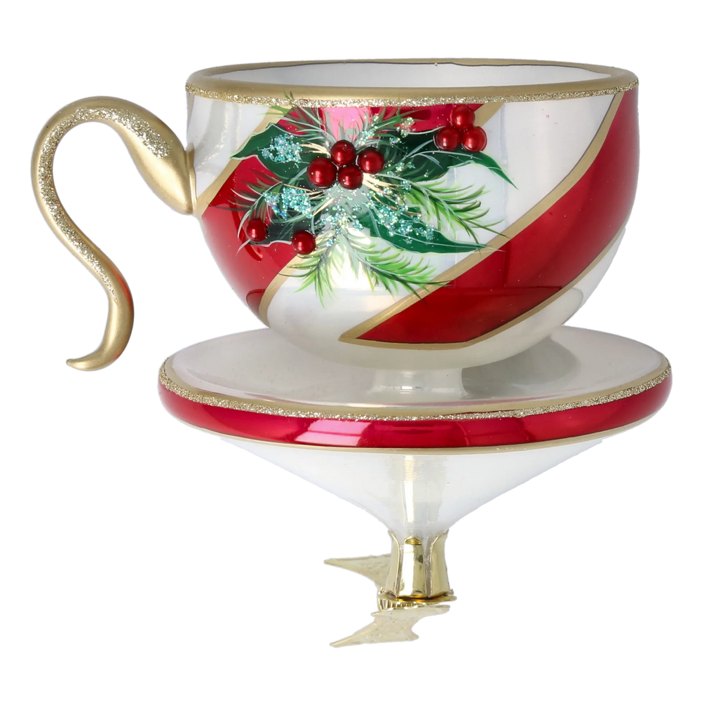 Cordial Berry Ritual | Hand-Painted Glass Ornament | Blubom 2026-120