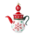 Cordial Winter Steep | Hand-Painted Glass Ornament | Blubom 2026-123