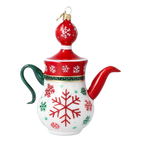 Cordial Winter Steep | Hand-Painted Glass Ornament | Blubom 2026-123