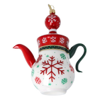 Cordial Winter Steep | Hand-Painted Glass Ornament | Blubom 2026-123