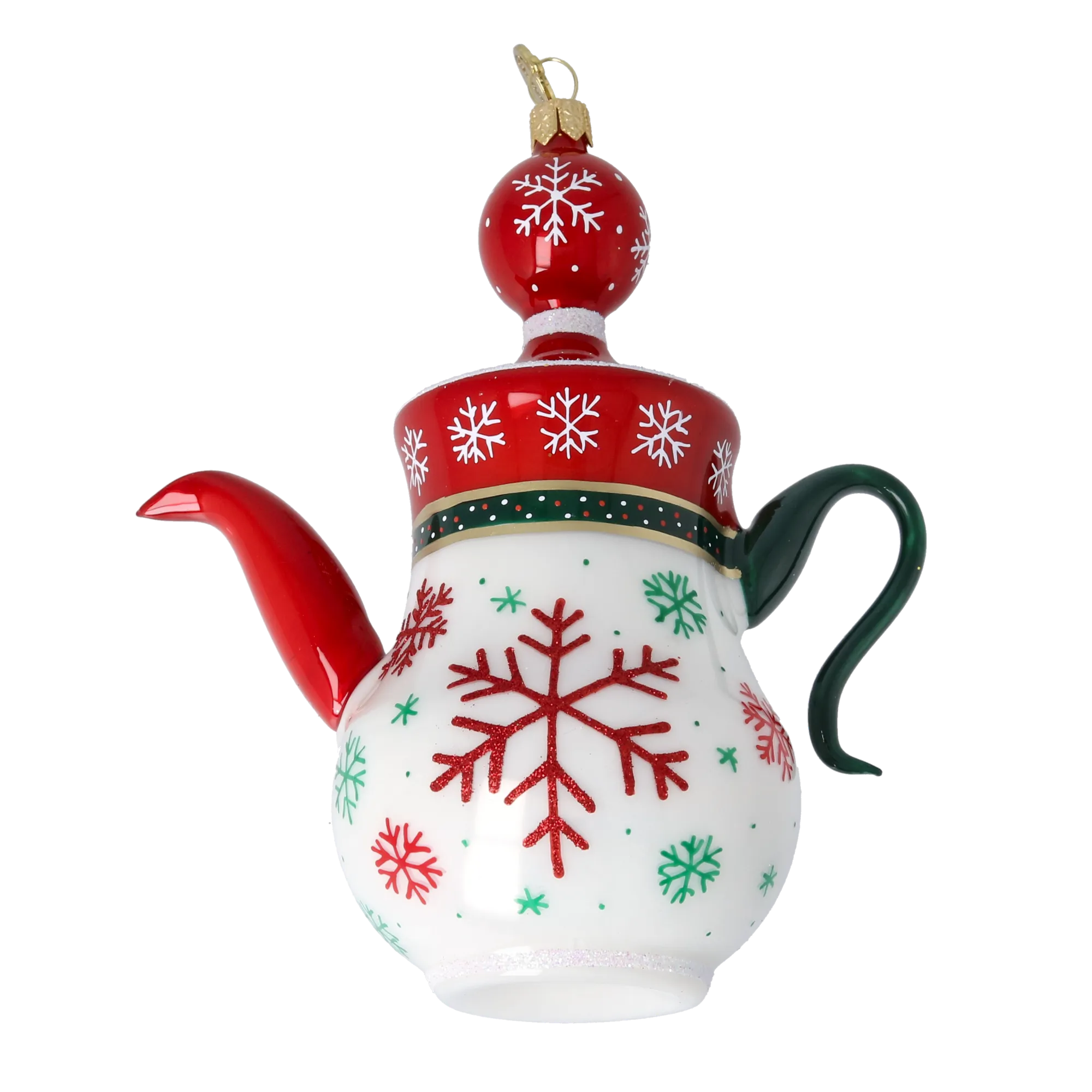 Cordial Winter Steep | Hand-Painted Glass Ornament | Blubom 2026-123