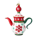 Stately Winter Steep | Hand-Painted Glass Ornament | Blubom 2026-125