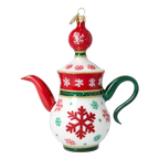 Stately Winter Steep | Hand-Painted Glass Ornament | Blubom 2026-125