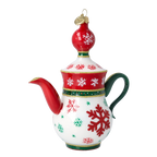 Stately Winter Steep | Hand-Painted Glass Ornament | Blubom 2026-125