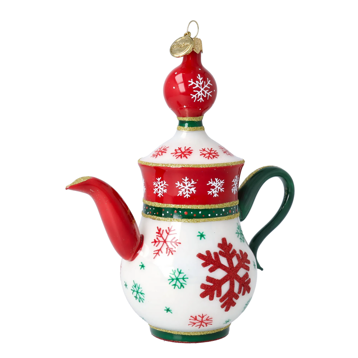 Stately Winter Steep | Hand-Painted Glass Ornament | Blubom 2026-125