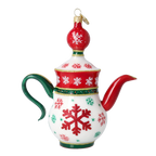 Stately Winter Steep | Hand-Painted Glass Ornament | Blubom 2026-125