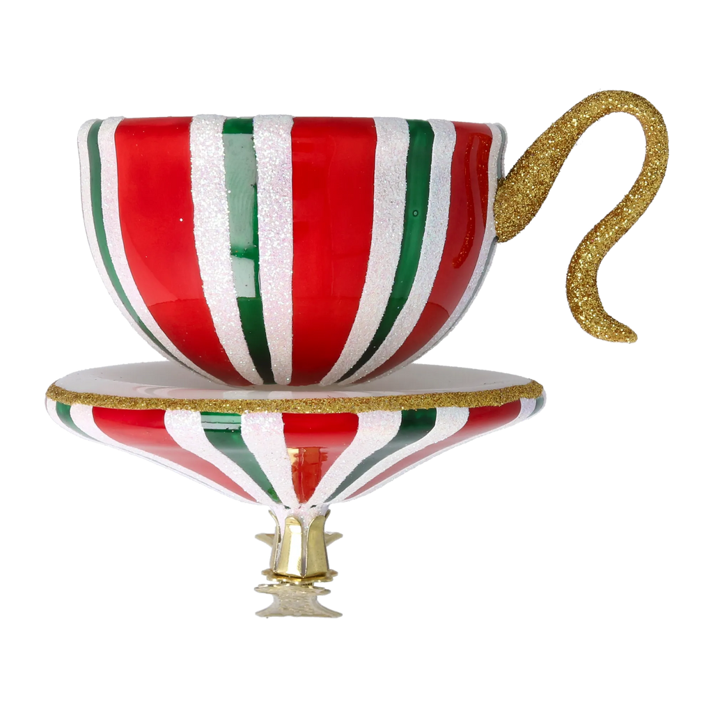 Cordial Steep | Hand-Painted Glass Ornament | Blubom 2026-126