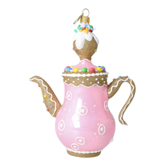 Gingerbread Teapot in Rose