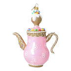 Demure Confection | Hand-Painted Glass Ornament | Blubom 2026-129