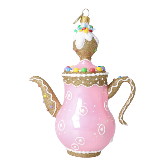 Candy Frost pot Free Blowing Glass Ornament 2026-129