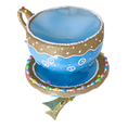 Load image into Gallery viewer, Frosted Sprinkle Cup Blowing Glass Teacup Ornament 2026-130
