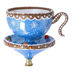 Gingerbread Snowflake Teacup