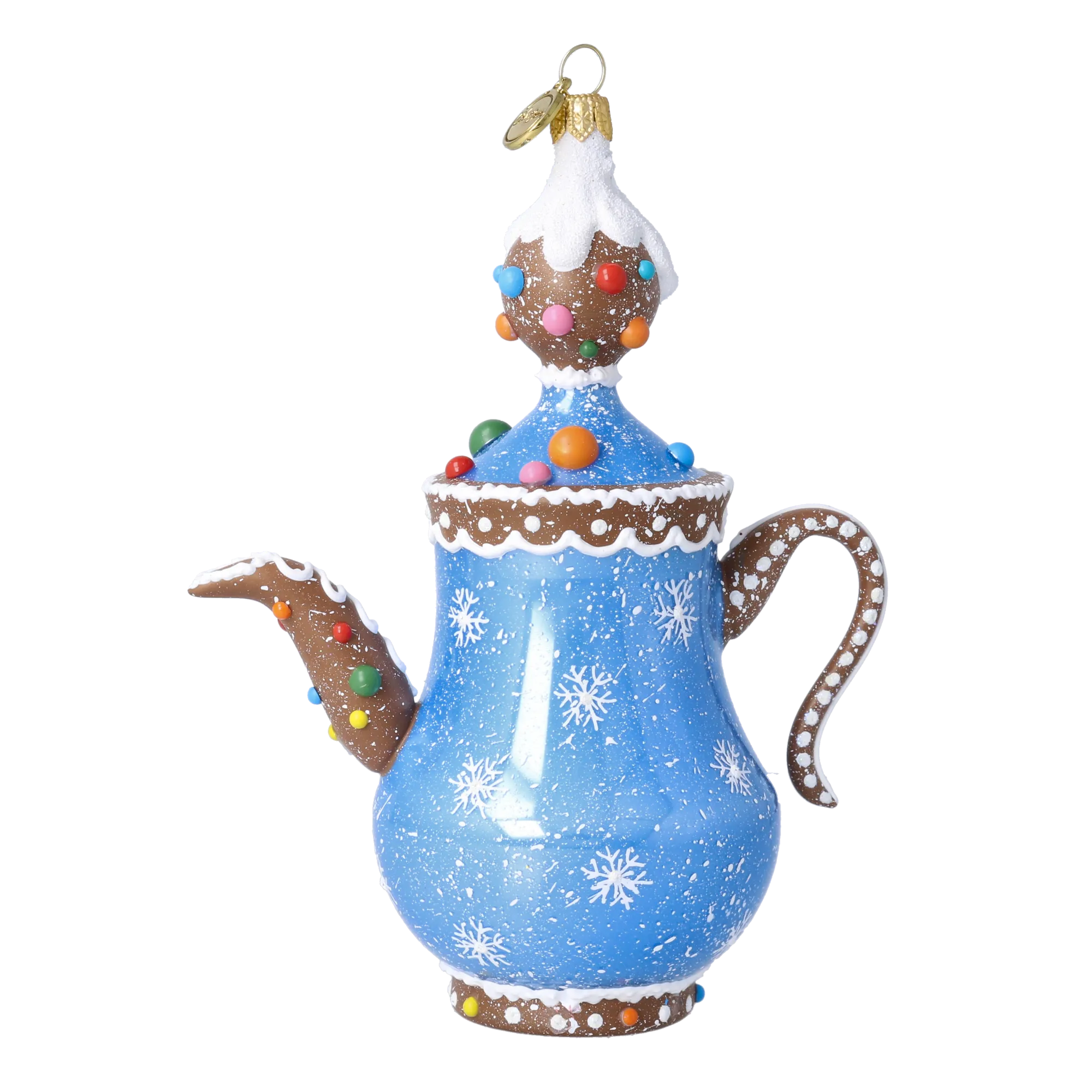 Gingerbread Snowflake Teapot