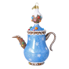Gingerbread Snowflake Teapot