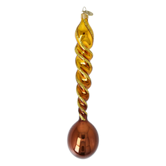 Amber & Copper Drill-Twist Drop