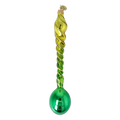 Solar Verdure | Hand-Painted Glass Ornament | Blubom 2026-138