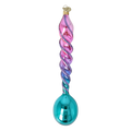Amethyst Tide Rhythm | Hand-Painted Glass Ornament | Blubom 2026-141