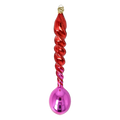 Ruby Cadence | Hand-Painted Glass Ornament | Blubom 2026-144