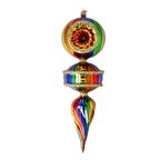 Chromatic Aurora | Hand-Painted Glass Ornament | Blubom 2026-156