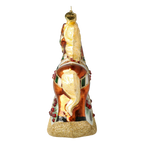 Copper Rocking Horse | Hand-Painted Glass Ornament | Blubom 2027-001