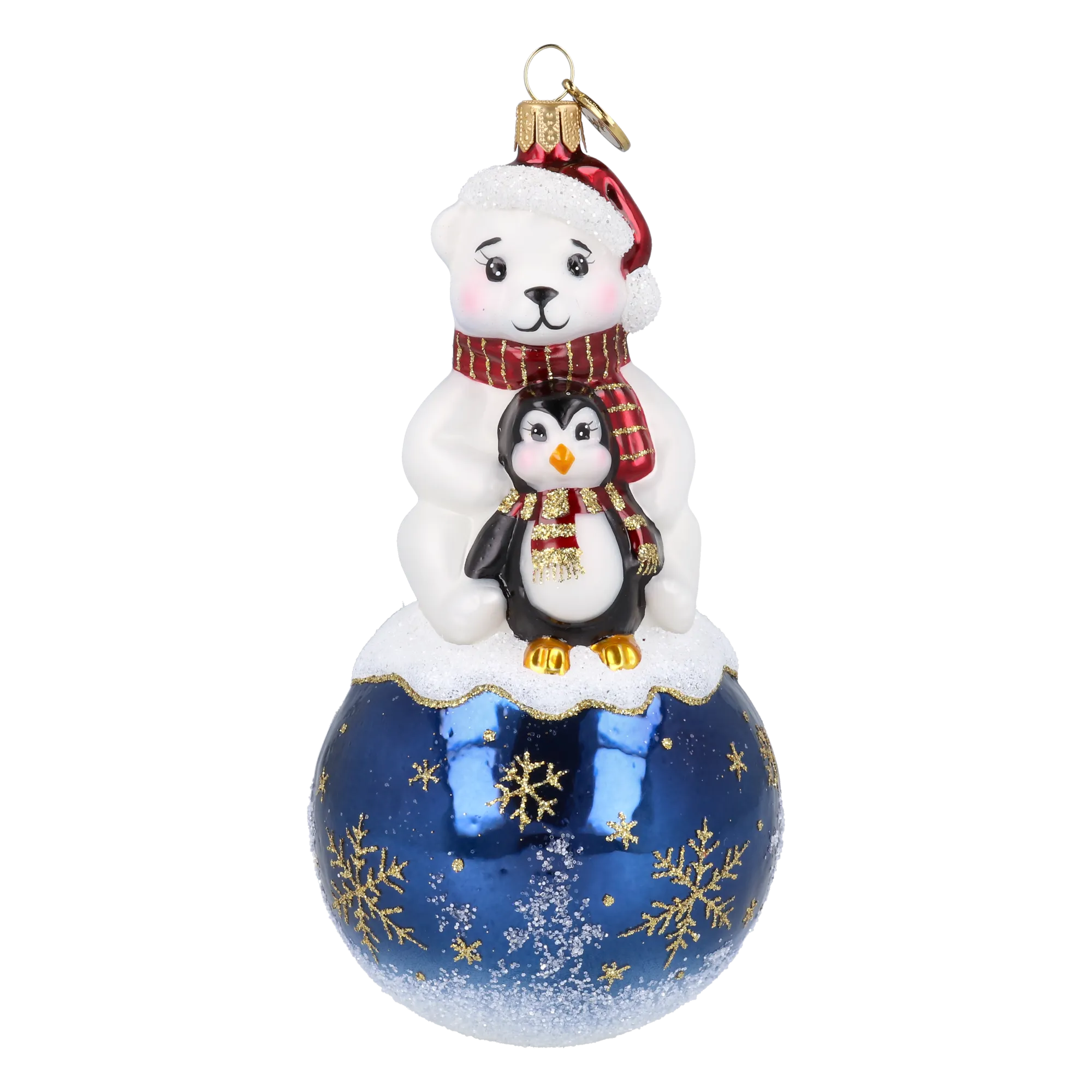 Snowy Bear Duo in Ruby