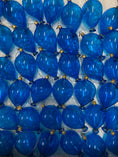 Load image into Gallery viewer, Glass Blue Balloon. Handmade Glass Christmas ornament.
