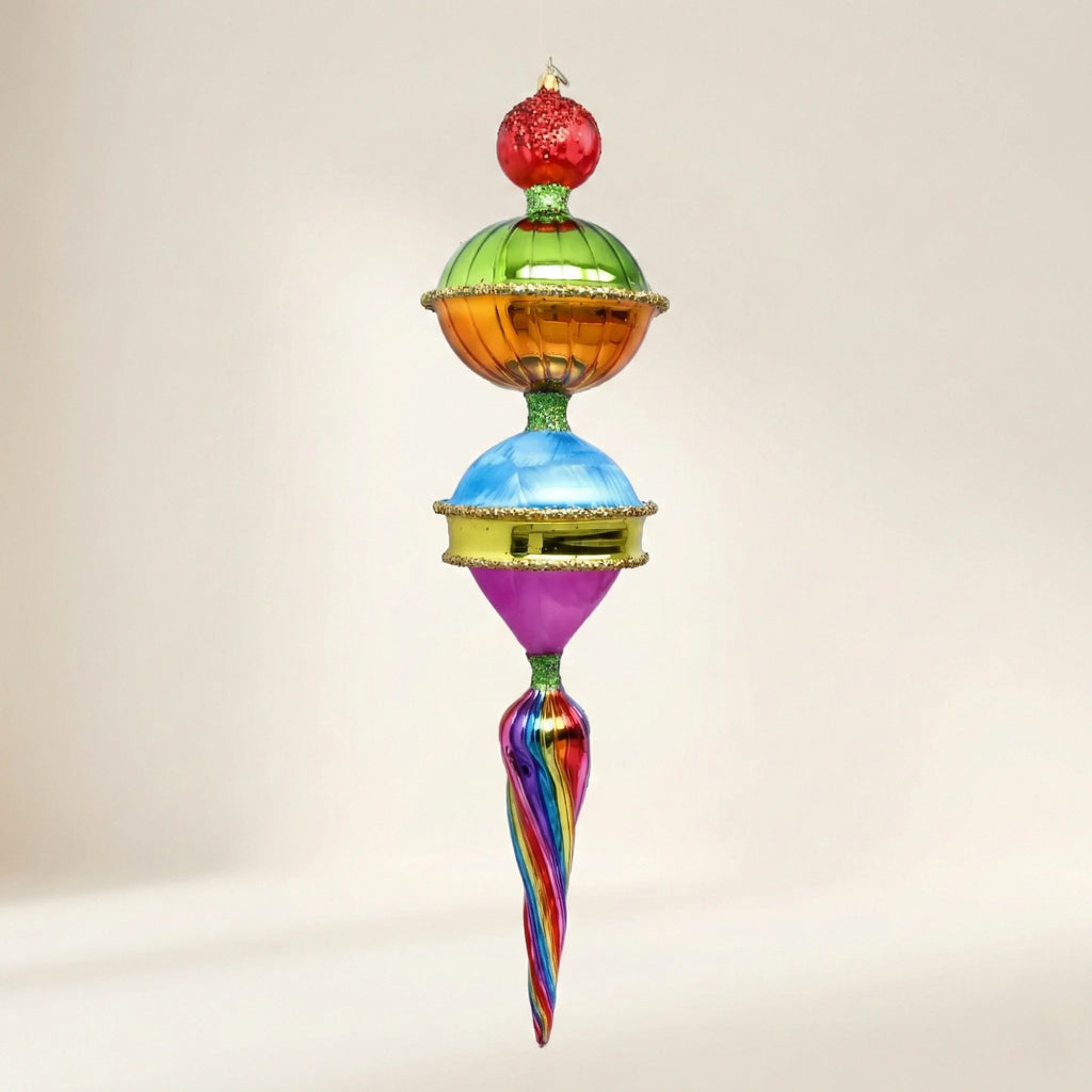 Beryl Fanfare | Hand-Painted Glass Ornament | Blubom 2022-657