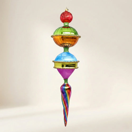 Beryl Fanfare | Hand-Painted Glass Ornament | Blubom 2022-657