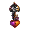 Load image into Gallery viewer, Midnight Bat Carousel Halloween  Spider Carousel Handmade Glass Christmas ornament
