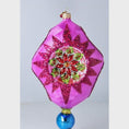 Load and play video in Gallery viewer, PRE-ORDER Imperial Bloom Handcrafted Glass Christmas ornament
